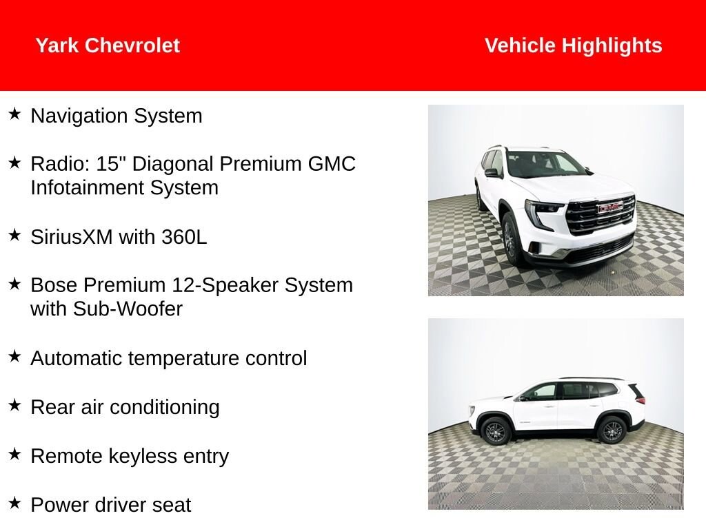 Used 2025 GMC Acadia Elevation SUV