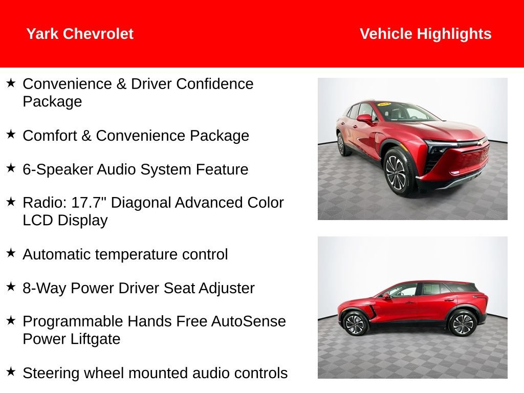 Used 2024 Chevrolet Blazer EV LT with VIN 3GNKDBRJ4RS217052 for sale in Perrysburg, OH
