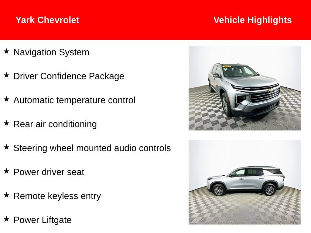 Used 2025 Chevrolet Traverse LT SUV