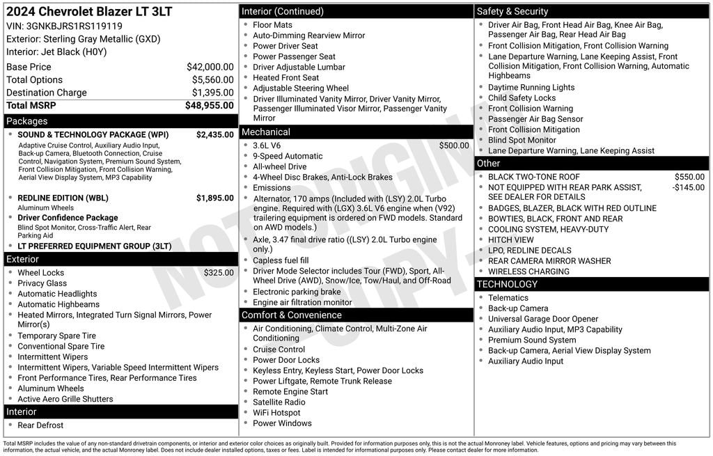 2024 Chevrolet Blazer 3LT - Photo 41