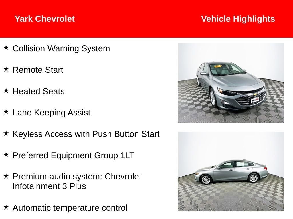 Used 2023 Chevrolet Malibu LT Car