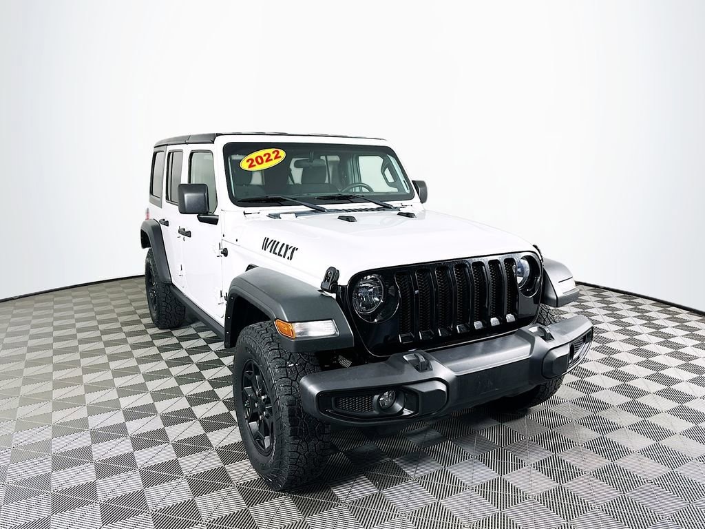 Used 2022 Jeep Wrangler Unlimited Willys Sport 4x4 SUV