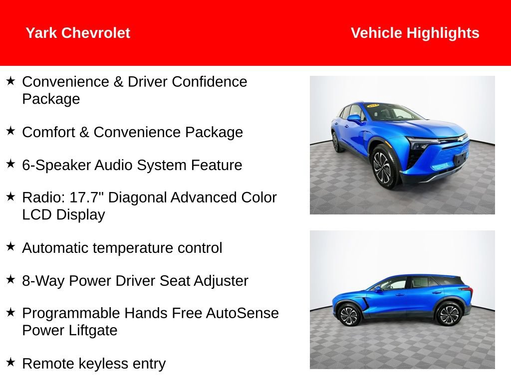 Certified 2024 Chevrolet Blazer EV LT with VIN 3GNKDBRJ3RS195299 for sale in Perrysburg, OH