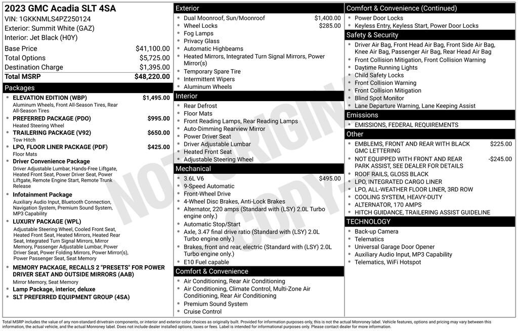 Used 2023 GMC Acadia SLT SUV