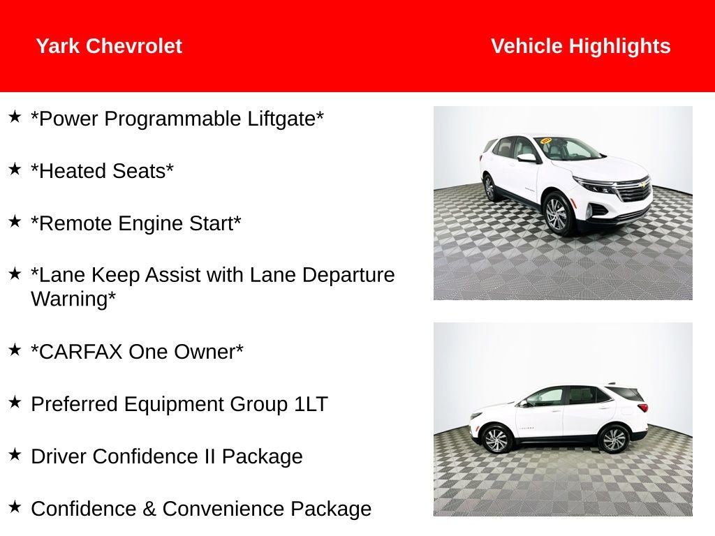 Used 2022 Chevrolet Equinox LT with VIN 3GNAXKEV5NL269063 for sale in Perrysburg, OH