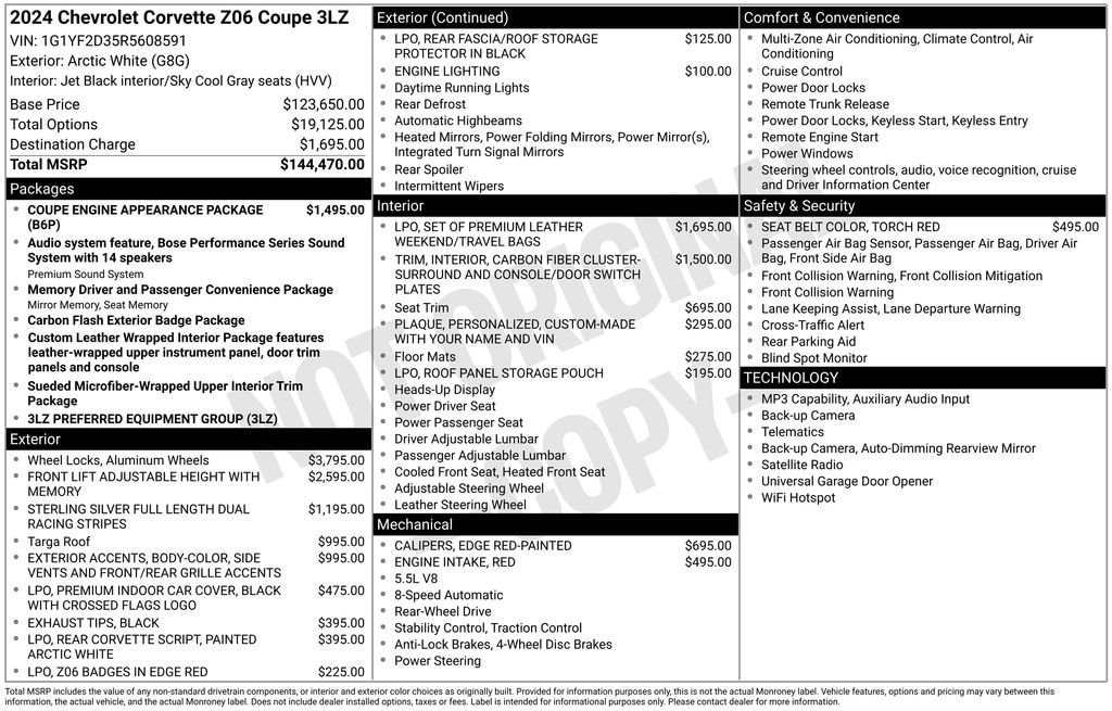 2024 Chevrolet Corvette 3LZ - Photo 35