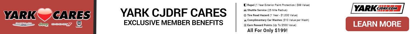 Yark CDJR Cares logo