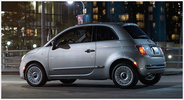 Fiat 500 Lounge Side Exterior Gray Fiat 500 Lounge Side Exterior Gray