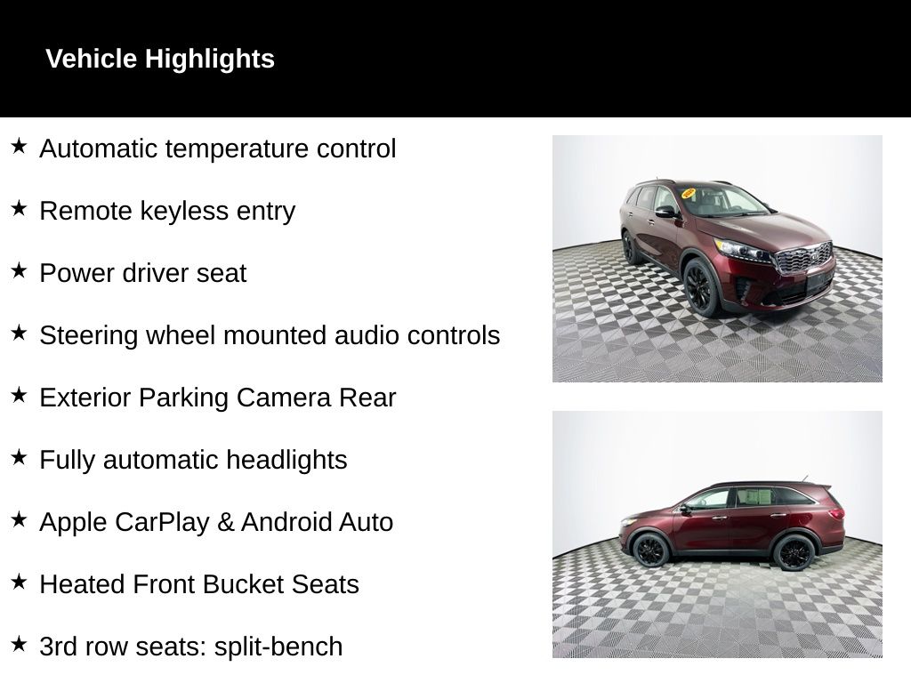 Used 2020 Kia Sorento S with VIN 5XYPG4A51LG693820 for sale in Toledo, OH