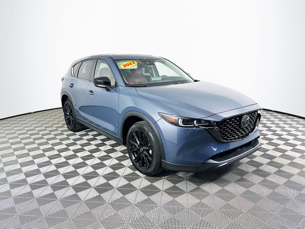 Certified 2022 Mazda CX-5 S Carbon Edition with VIN JM3KFBCM8N0575236 for sale in Toledo, OH
