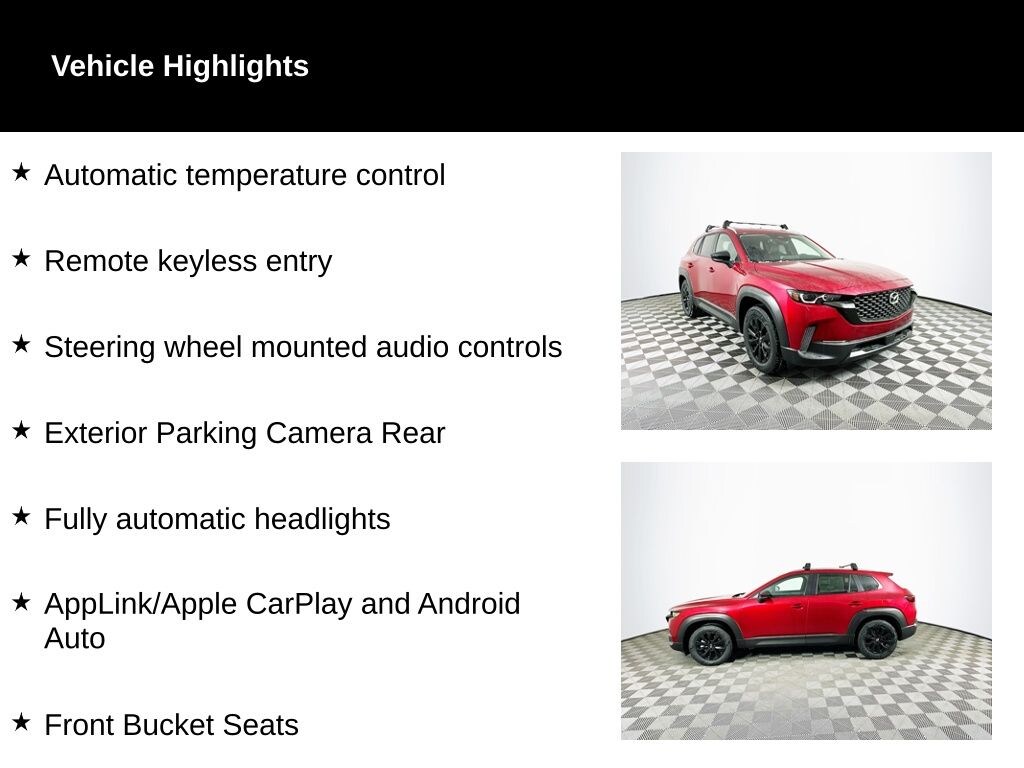 Certified 2025 Mazda CX-50 2.5 S Select Package SUV