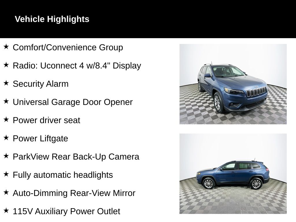 Used 2021 Jeep Cherokee Latitude Lux with VIN 1C4PJMMN2MD172876 for sale in Toledo, OH