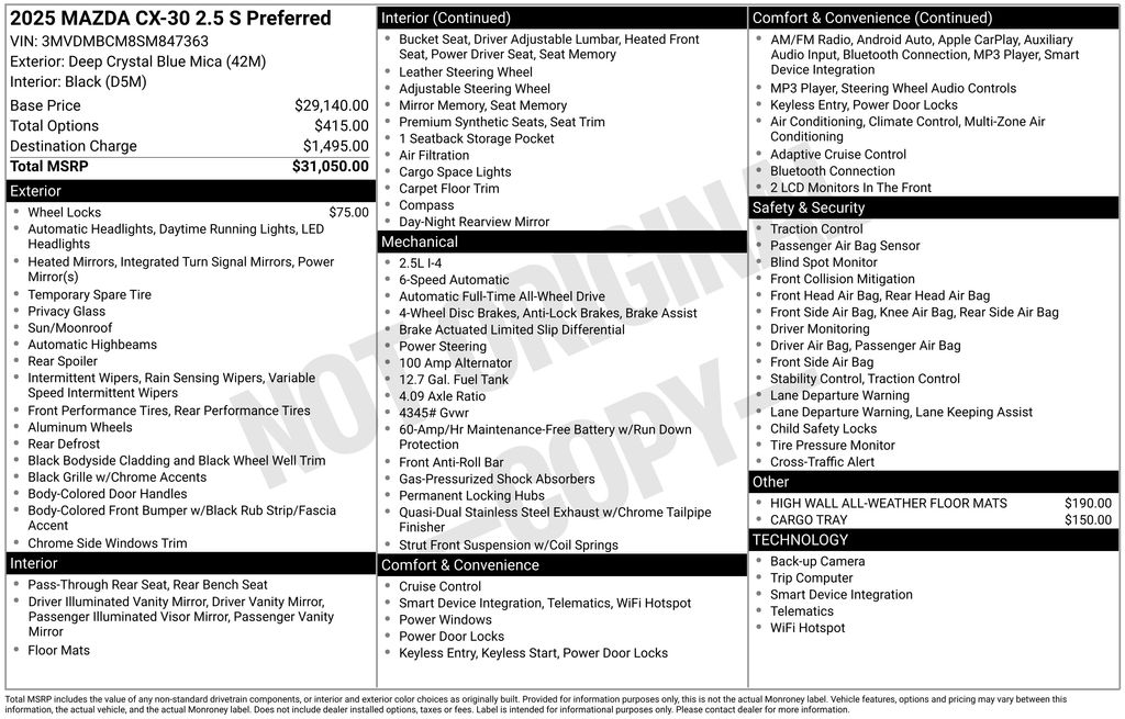 2025 Mazda CX-30 Preferred - Photo 41