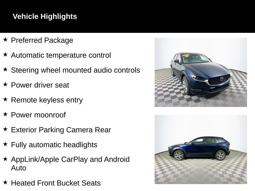 Used 2021 Mazda CX-30 Preferred SUV