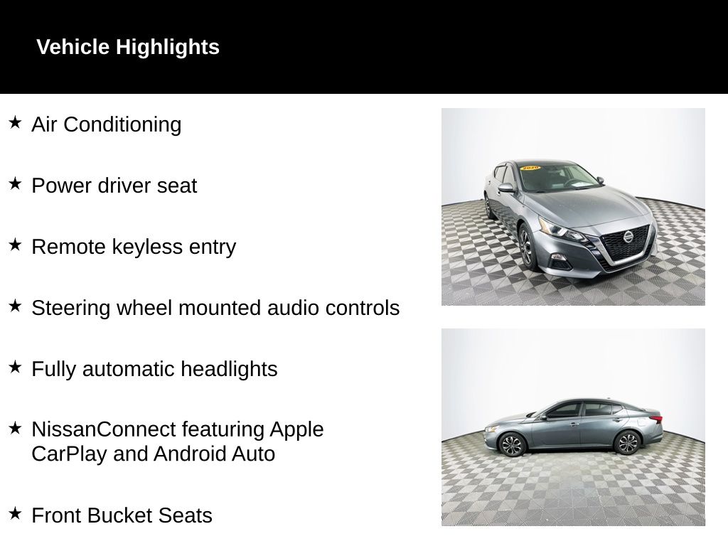 Used 2020 Nissan Altima S with VIN 1N4BL4BV8LC154111 for sale in Toledo, OH