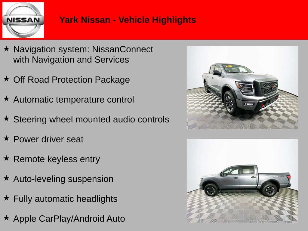 Certified 2024 Nissan Titan PRO-4X Truck Crew Cab
