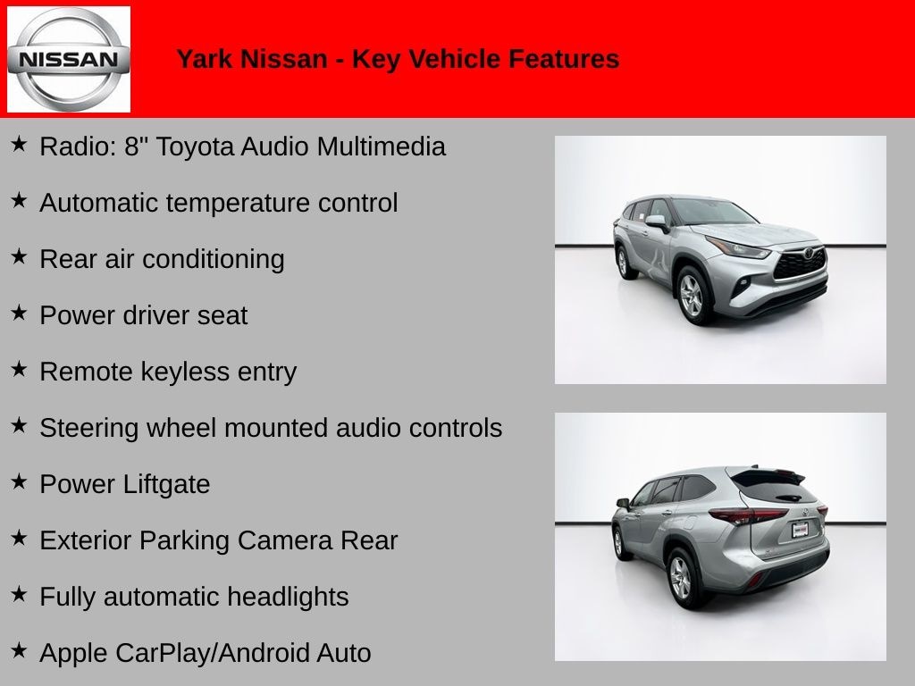 Used 2024 Toyota Highlander LE SUV