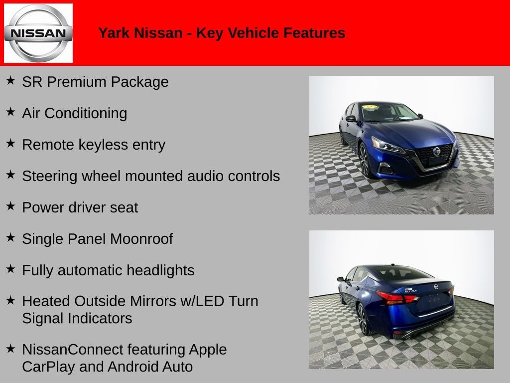 Used 2021 Nissan Altima 2.5 SR Sedan