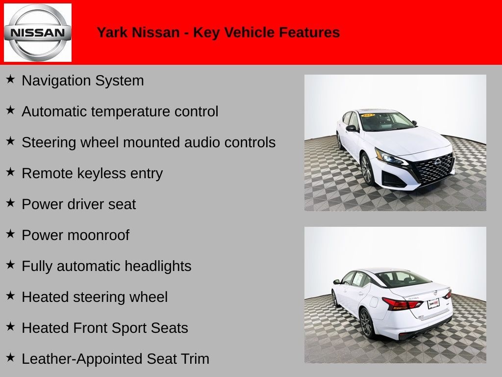 Certified 2023 Nissan Altima SR VC-Turbo Sedan