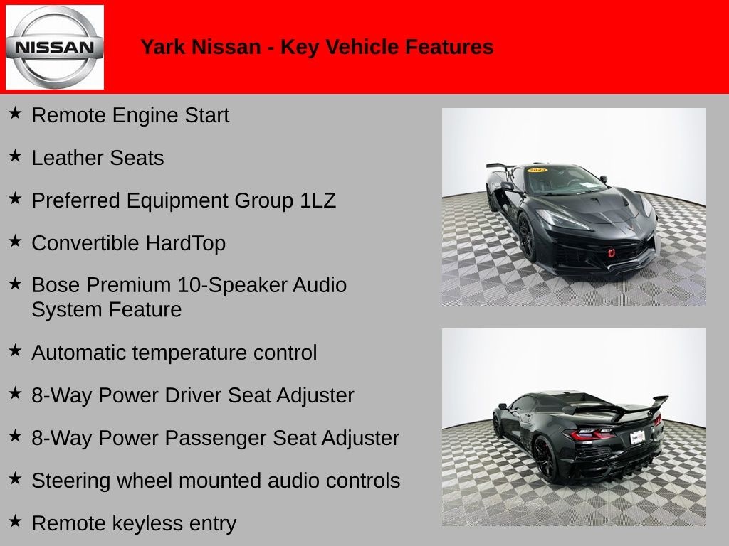Used 2023 Chevrolet Corvette Z06 1LZ Convertible
