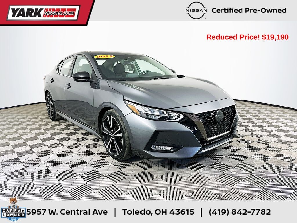 Certified 2022 Nissan Sentra SR Sedan