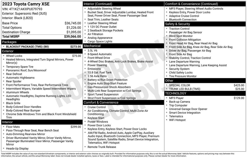 Used 2023 Toyota Camry Sedan