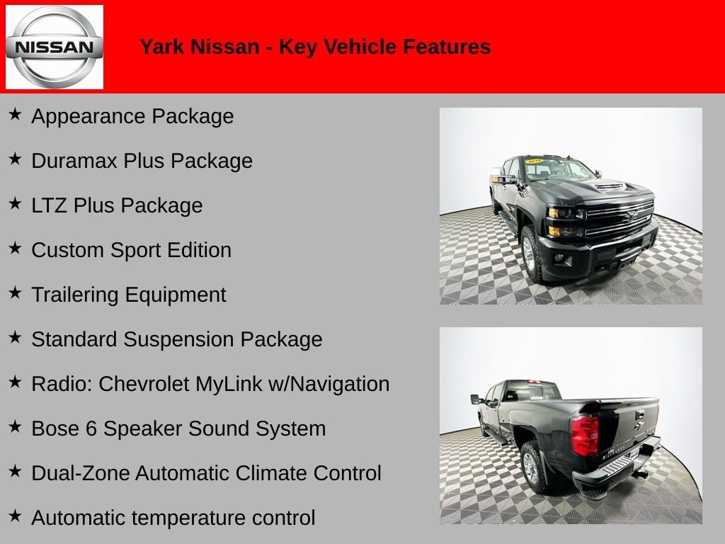 Used 2018 Chevrolet Silverado 3500HD LTZ Truck Crew Cab