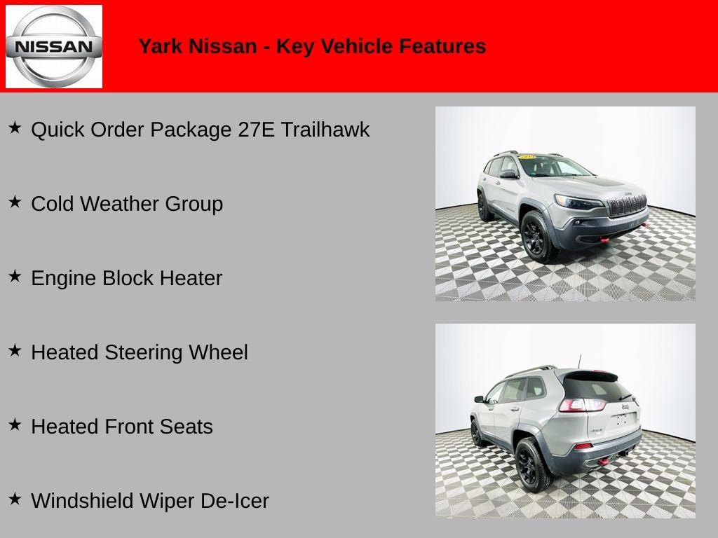 Used 2019 Jeep Cherokee Trailhawk 4x4 SUV