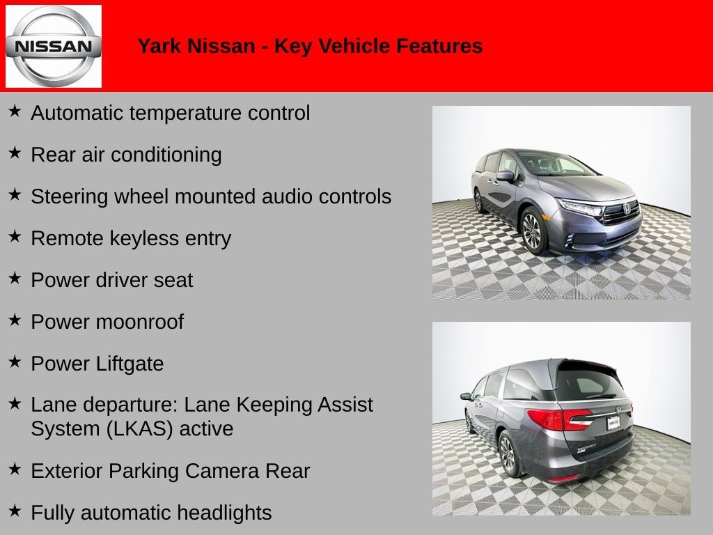 Used 2023 Honda Odyssey EX-L Van