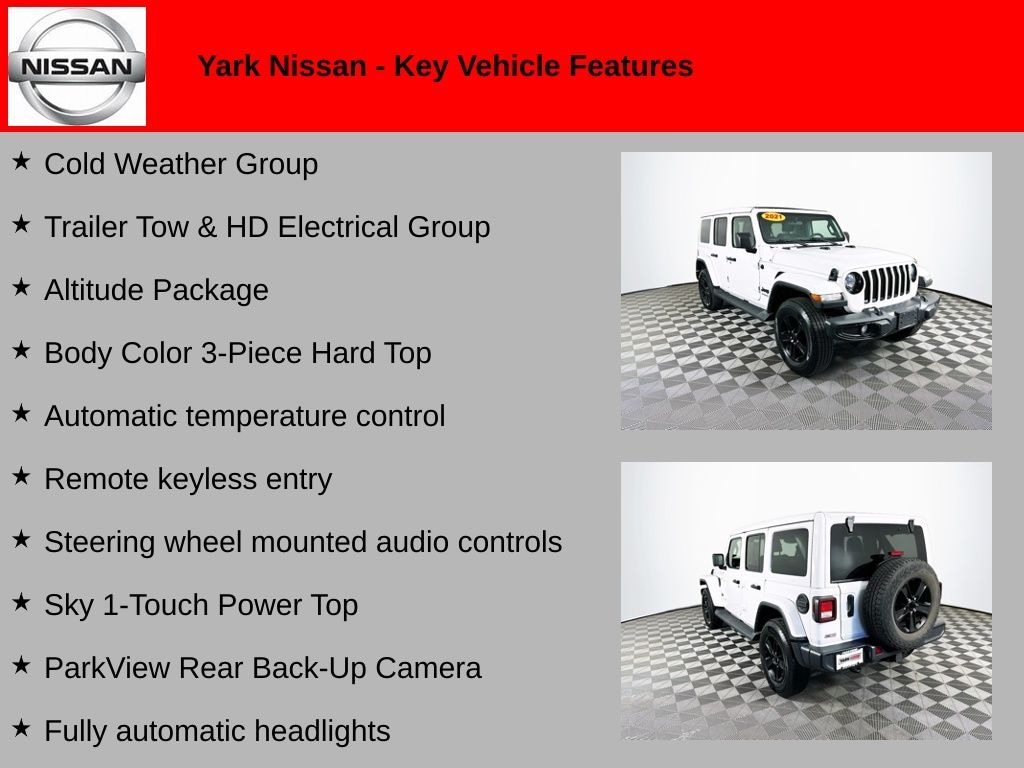 Used 2021 Jeep Wrangler Unlimited Sahara SUV