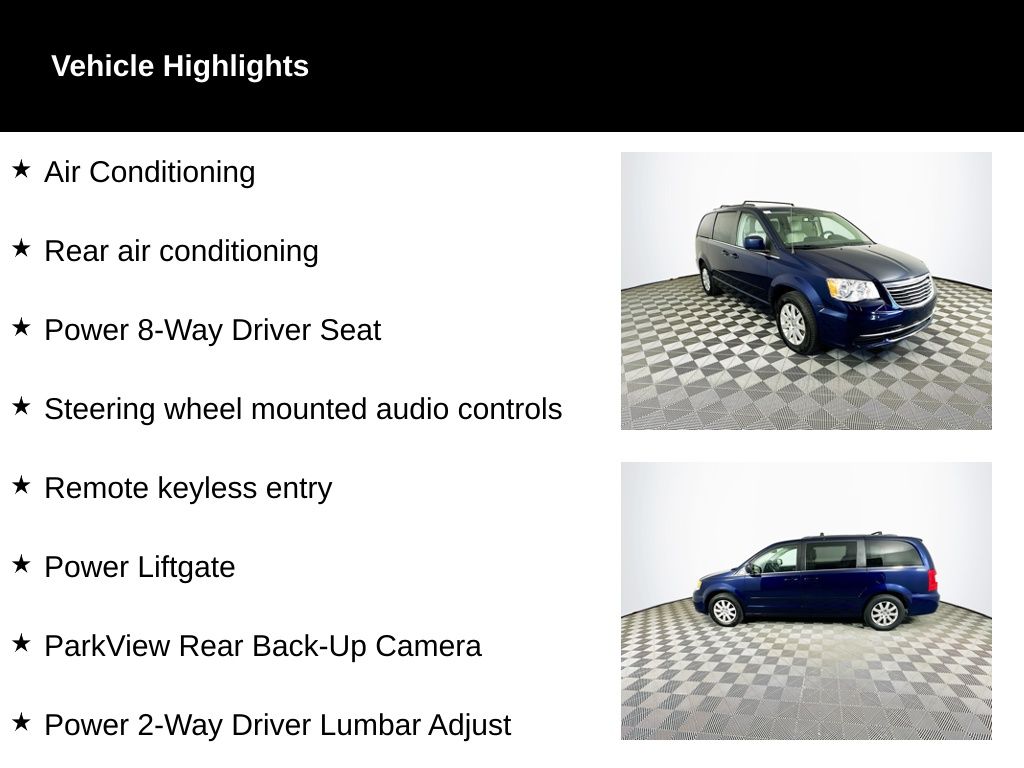 Used 2016 Chrysler Town & Country LX with VIN 2C4RC1AG9GR120539 for sale in Toledo, OH