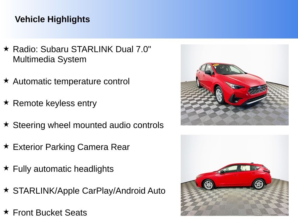 Used 2024 Subaru Impreza 5-Door
