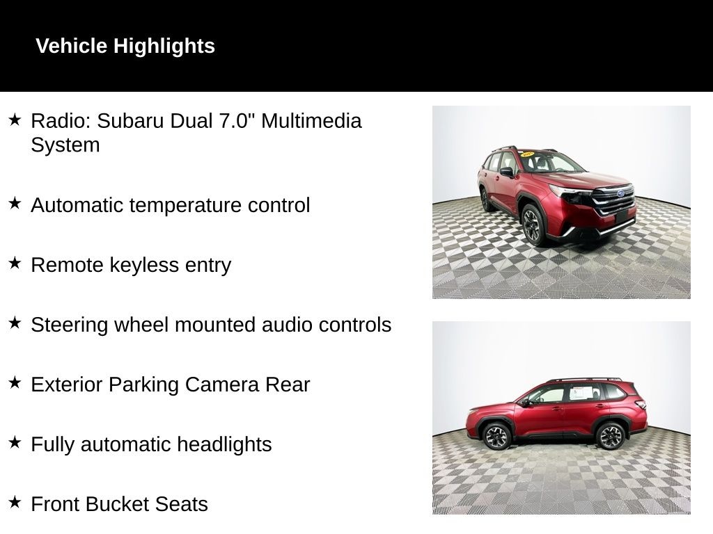 Used 2025 Subaru Forester SUV