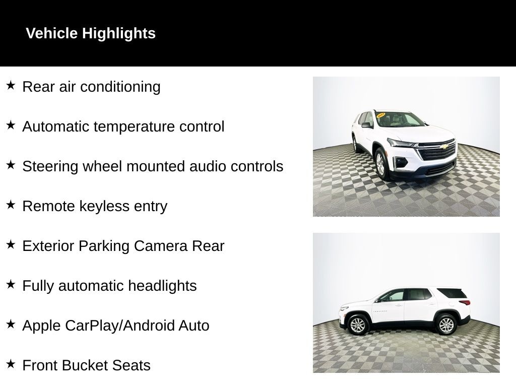 Used 2022 Chevrolet Traverse LS SUV