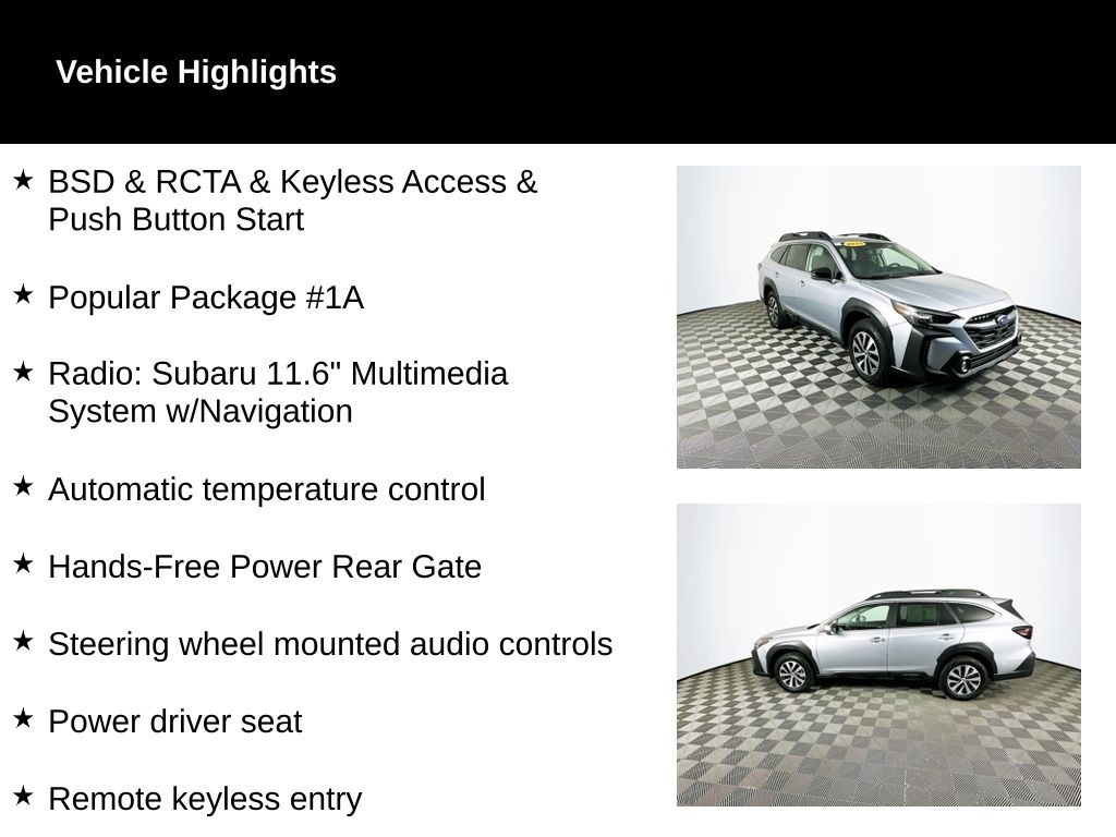 Used 2025 Subaru Outback Premium SUV