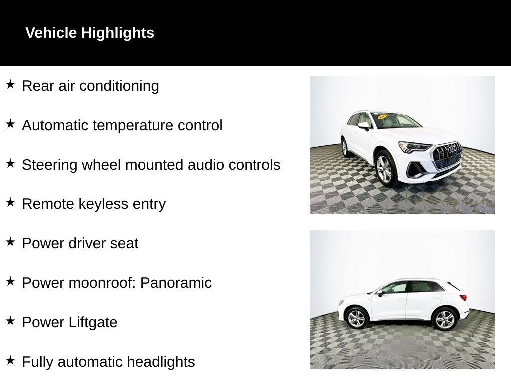 Used 2022 Audi Q3 Premium Plus S Line Quattro SUV