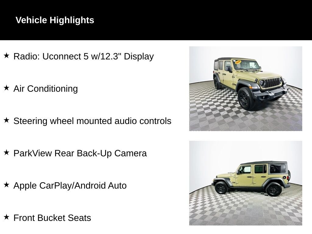 Used 2025 Jeep Wrangler Sport SUV