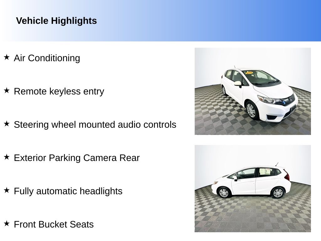 Used 2016 Honda Fit LX with VIN JHMGK5H55GX024946 for sale in Toledo, OH