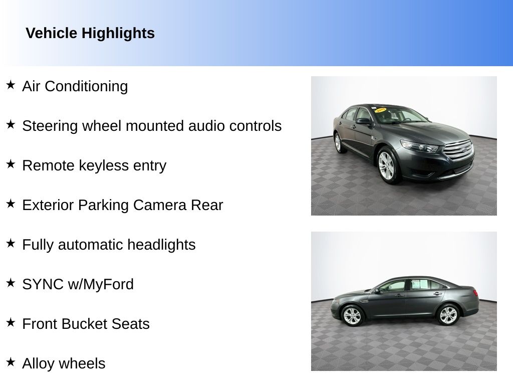 Used 2015 Ford Taurus SE with VIN 1FAHP2D89FG144310 for sale in Toledo, OH