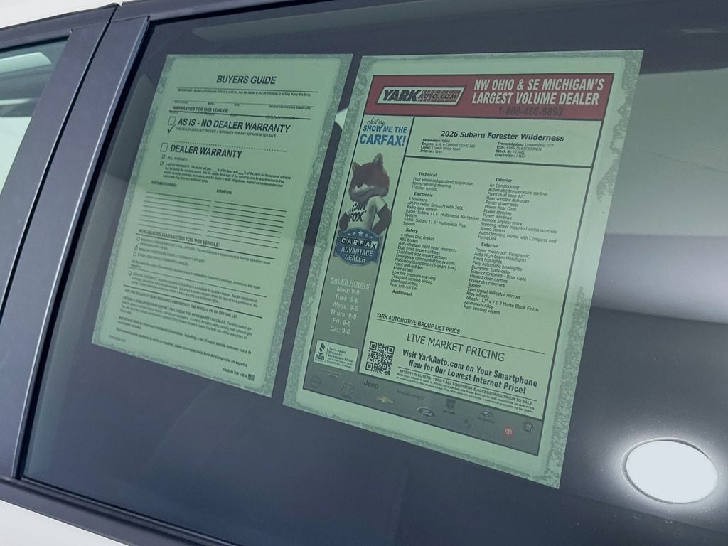 2026 Subaru Forester Wilderness - Photo 13