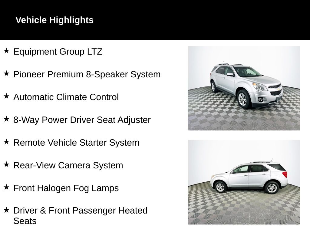 Used 2011 Chevrolet Equinox LTZ with VIN 2CNFLGEC5B6322331 for sale in Toledo, OH