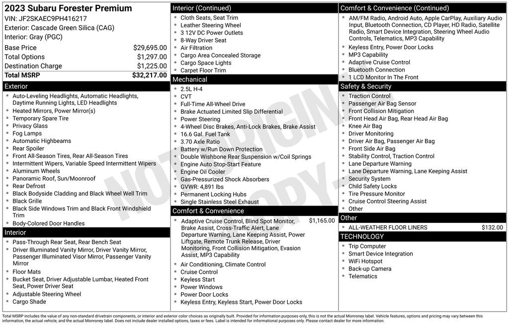 Used 2023 Subaru Forester Premium SUV