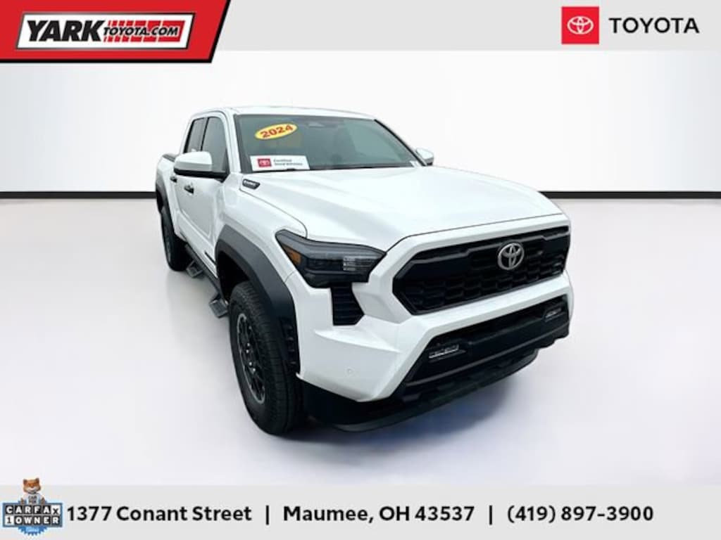 Certified 2024 Toyota Tacoma i-FORCE MAX TRD Off Road Truck Double Cab