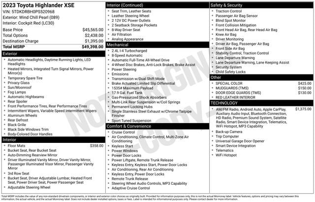 2023 Toyota Highlander XSE - Photo 39