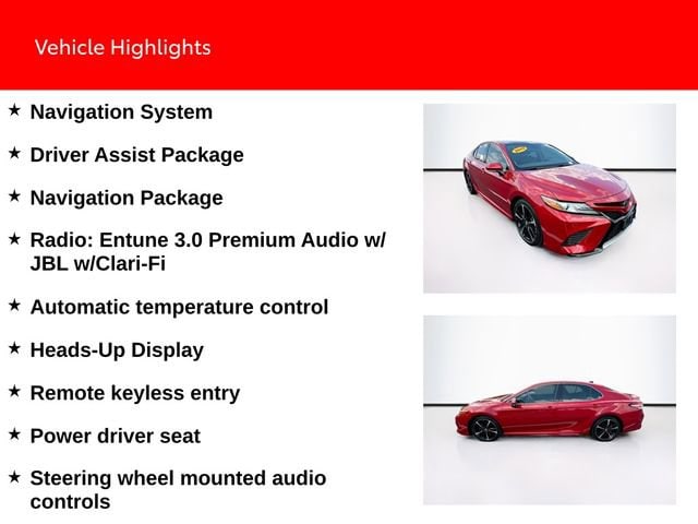 Certified 2019 Toyota Camry XSE with VIN 4T1BZ1HK6KU024319 for sale in Maumee, OH