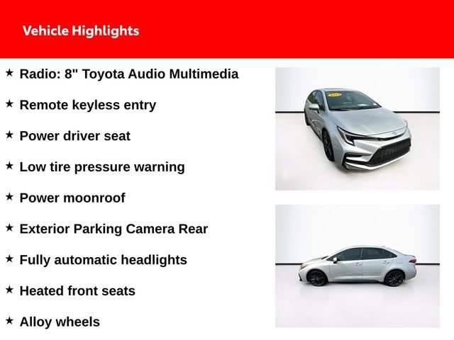 Certified 2023 Toyota Corolla XSE with VIN 5YFT4MCE4PP146319 for sale in Maumee, OH