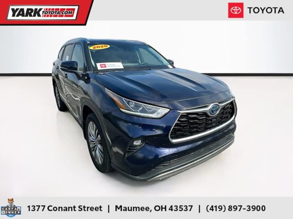 Certified 2020 Toyota Highlander Hybrid Platinum SUV