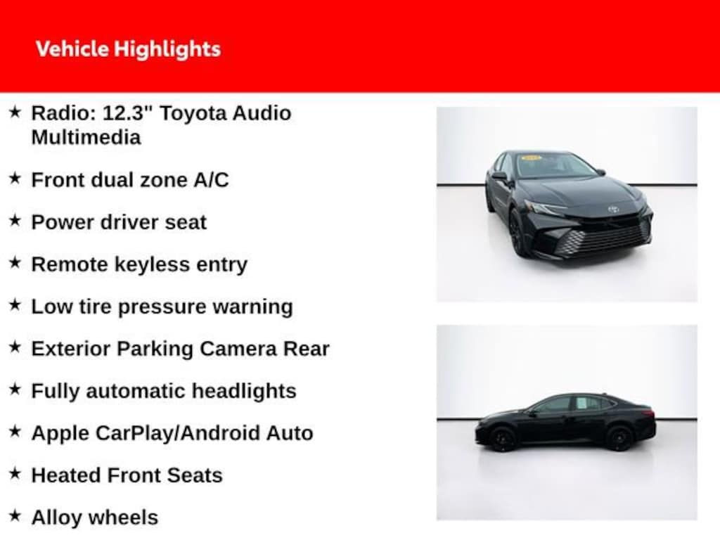 Certified 2026 Toyota Camry XLE Sedan