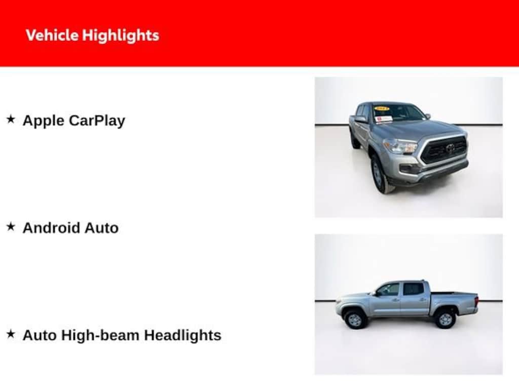 Certified 2023 Toyota Tacoma SR Truck Double Cab
