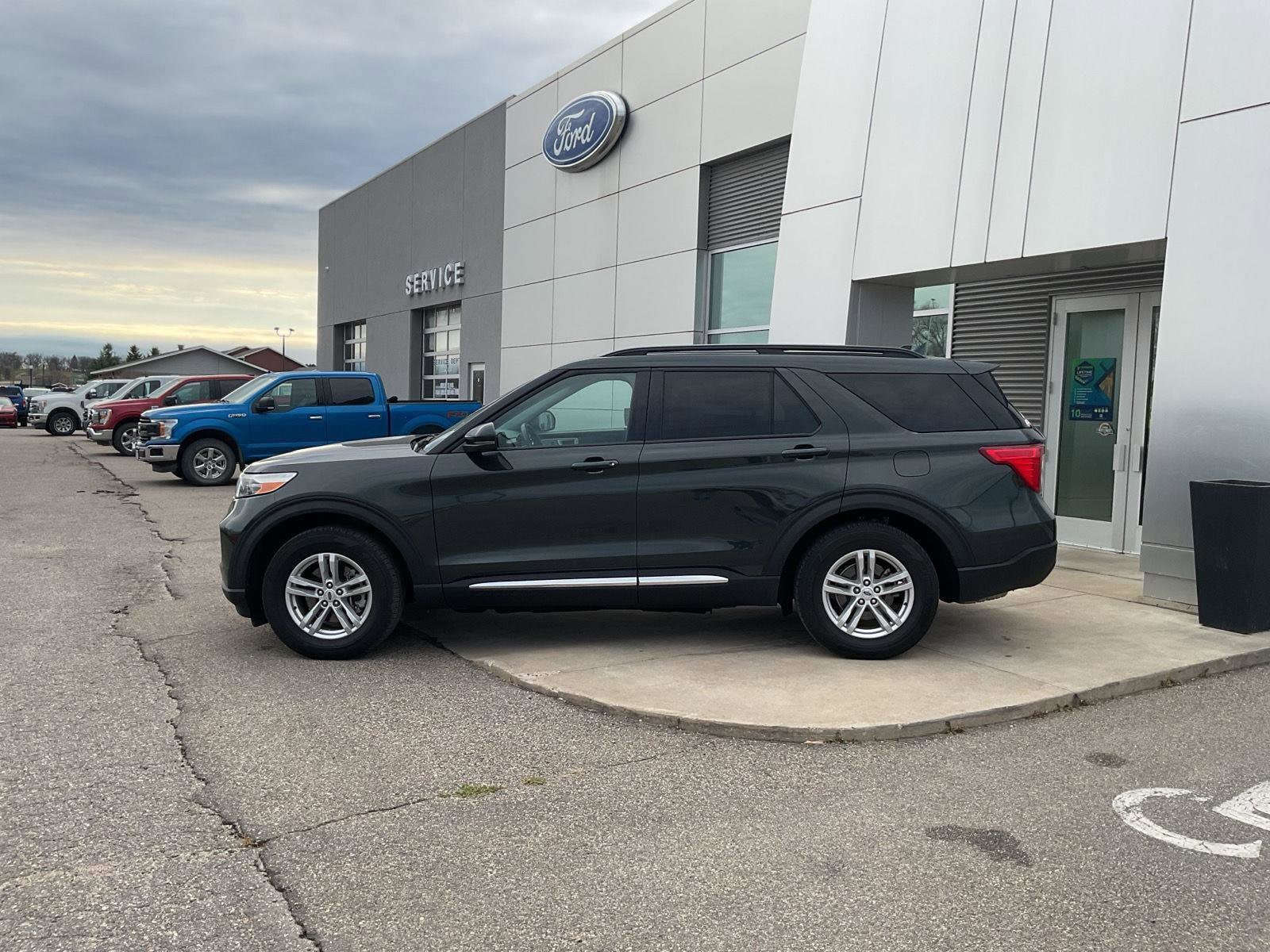 Used 2023 Ford Explorer XLT with VIN 1FMSK8DH8PGB83162 for sale in Paynesville, Minnesota